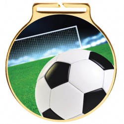 Medaille inclusief halslint – voetbal Sportprijzen Plaza